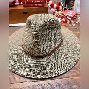 Fiesta Santa Barbra Crushable Leather Strap Garden Sun Hat Size XL So Cute 🥰